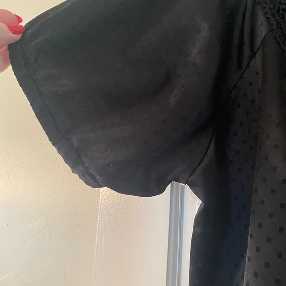 Lane Bryant Swiss Dot and Lace in Black 🖤 - Picture 4 of 5